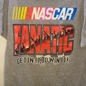 Vintage Tennessee River NASCAR Fanatic T-Shirt Mens Large Gray Racing Graphic